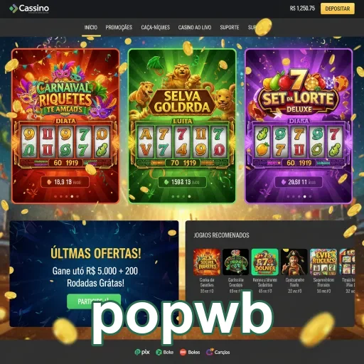 Ilustração de Aproveite ofertas e bônus VIP no popwb